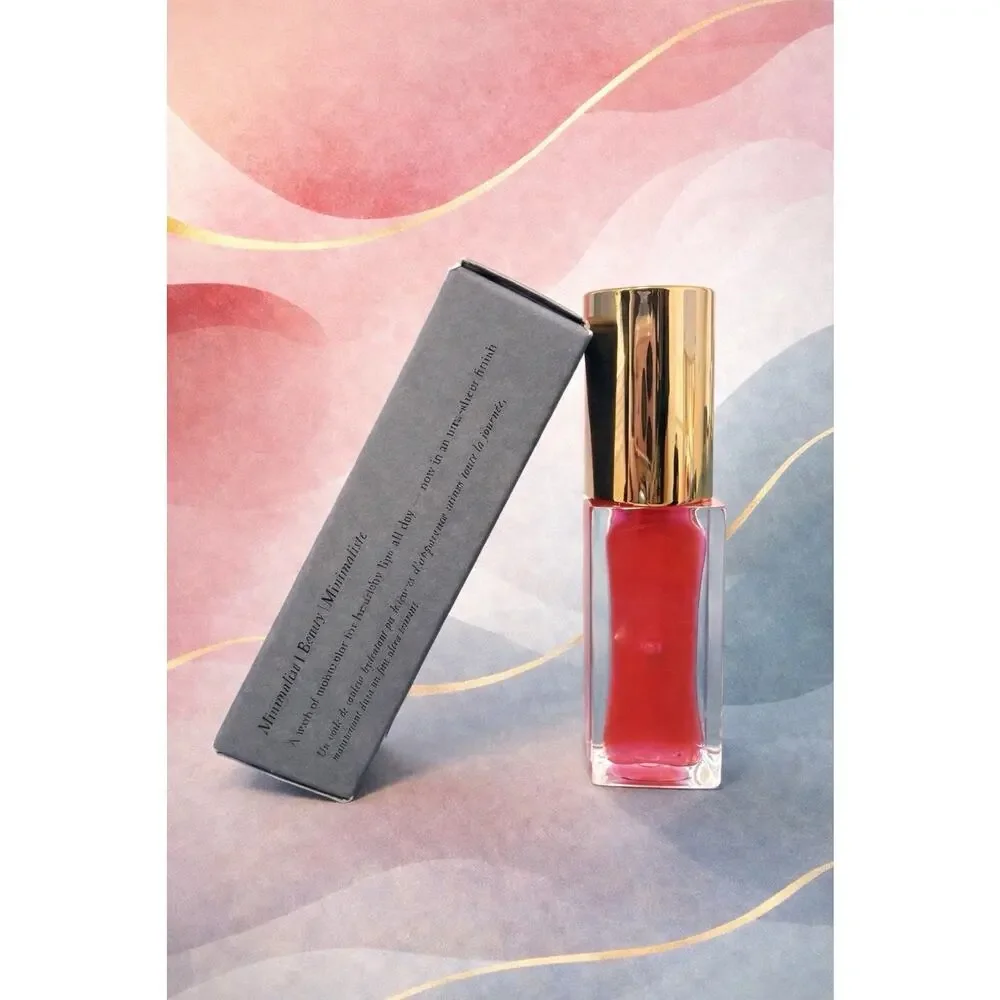 💋 MERIT Shade Slick Gelée Sheer Tinted Lip Oil Les Deux Sheer Pink 0.23oz NEW